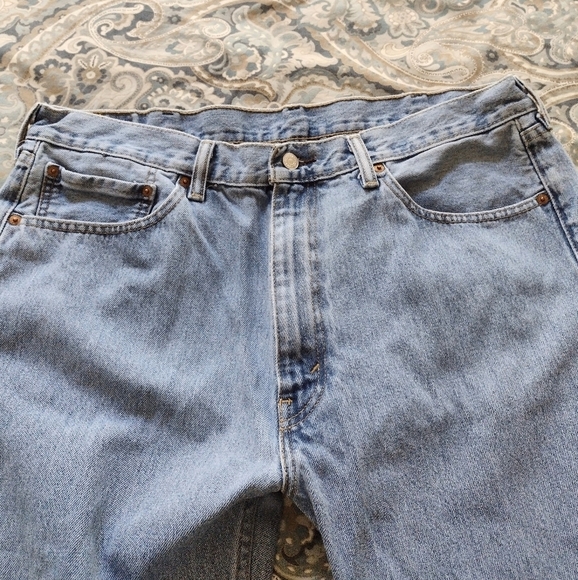 Levi's 505 Straight Leg Denim Jeans Sz 38 - Picture 2 of 11
